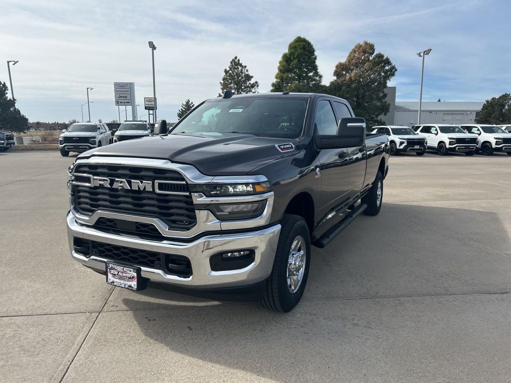 2026 RAM 3500 Tradesman in Granite Crystal Metallic Clear-Coat Exterior Paint — front three-quarter view