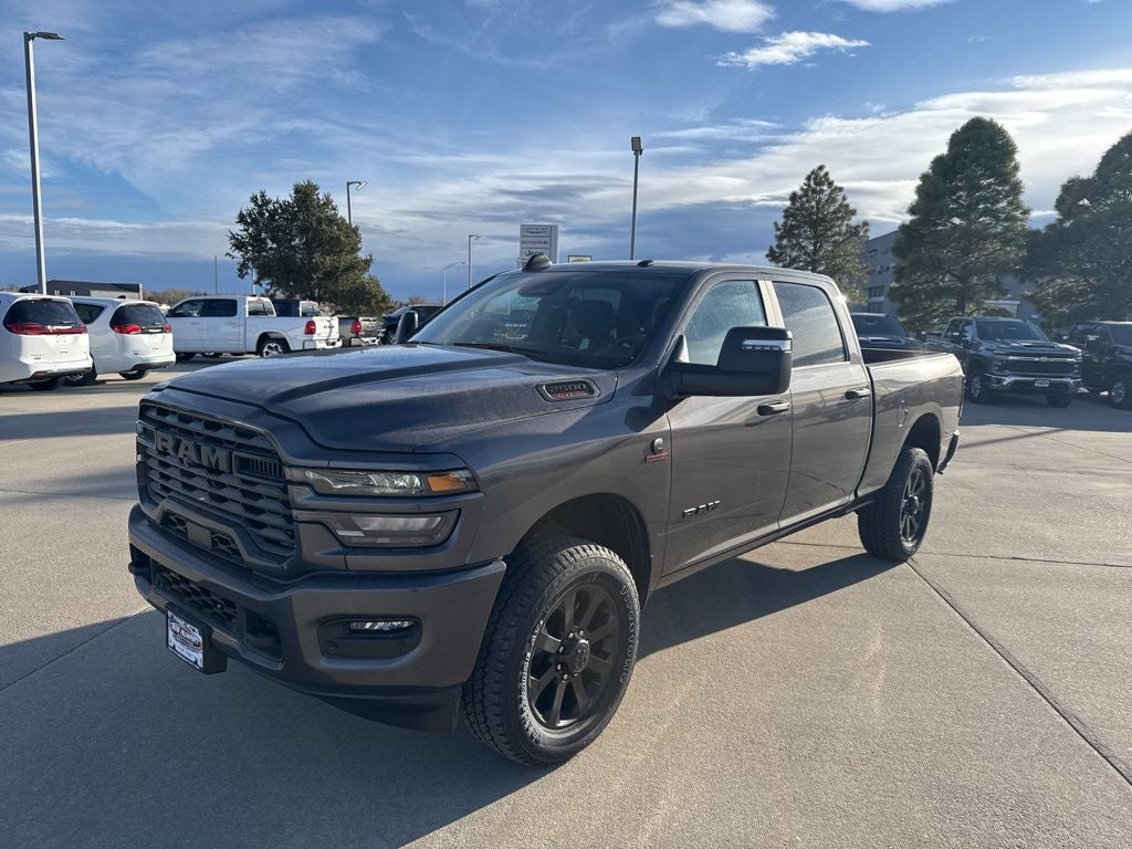 2026 RAM 2500 Big Horn in Granite Crystal Metallic Clear-Coat Exterior Paint — front three-quarter view
