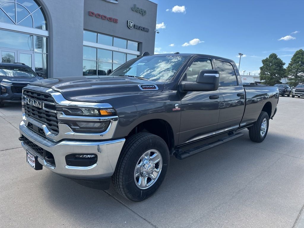 2025 RAM 2500 Tradesman in Granite Crystal Metallic Clear-Coat Exterior Paint — front three-quarter view