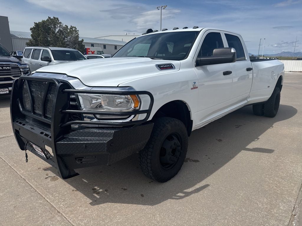 2022 RAM 3500 Tradesman in Bright White Clearcoat — front three-quarter view