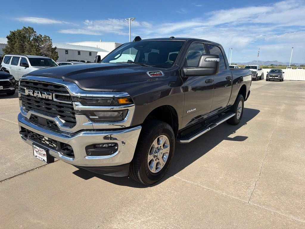 2025 RAM 2500 Big Horn in Granite Crystal Metallic Clearcoat — front three-quarter view