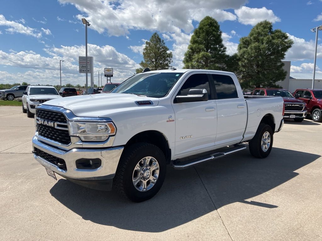 2022 RAM 2500 Big Horn in Bright White Clearcoat — front three-quarter view