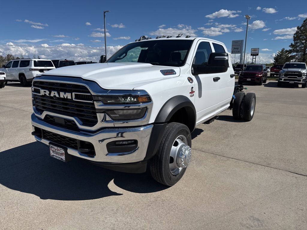 2026 RAM 4500HD Tradesman in Bright White Clear-Coat Exterior Paint — front three-quarter view