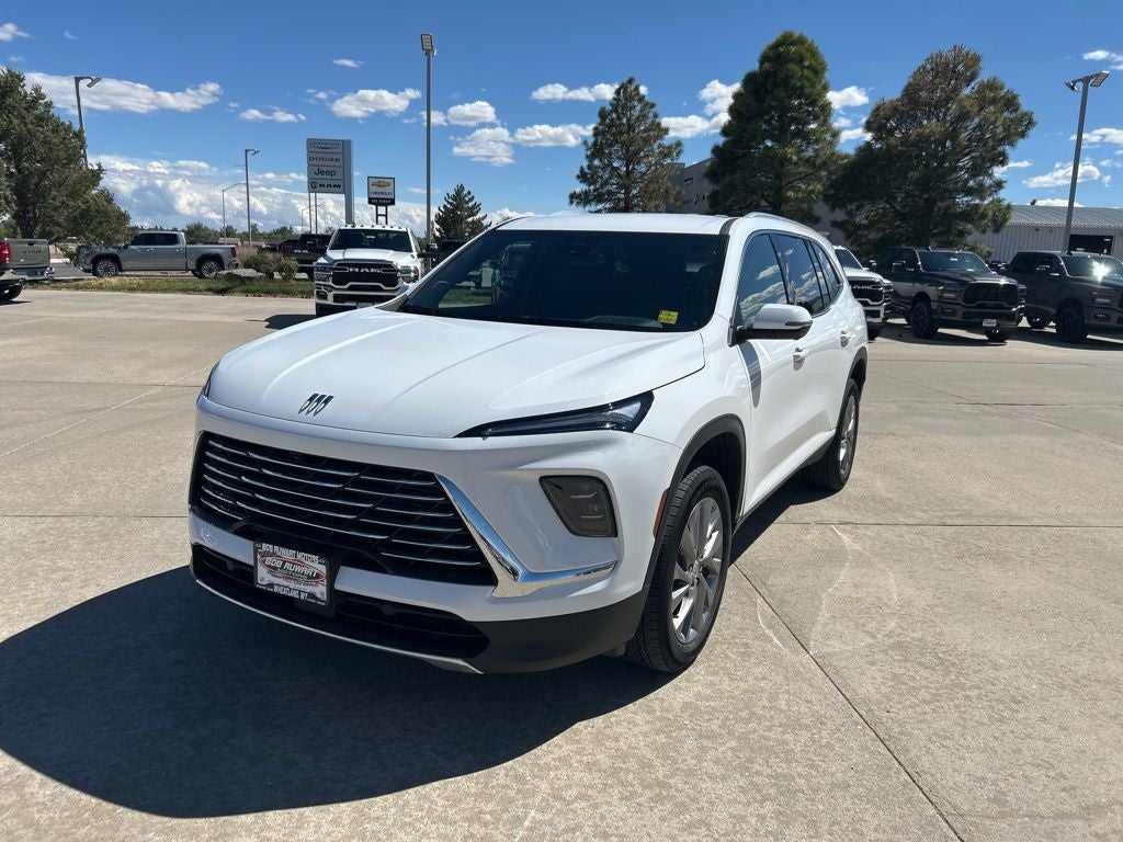 2026 Buick Enclave Preferred in Summit White — front three-quarter view