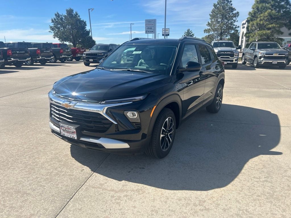 2026 Chevrolet TrailBlazer LT in Mosaic Black Metallic — front three-quarter view